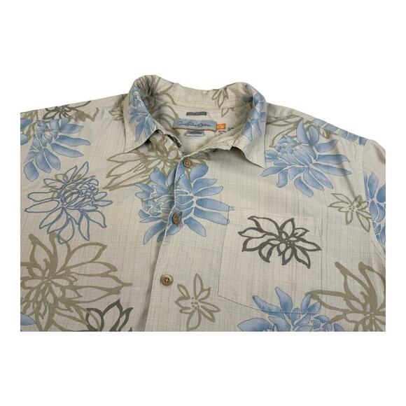 Quiksilver Edition Comfort Fit Men’s Large Casual Collared Button Hawaiin Shirt - Picture 10 of 15